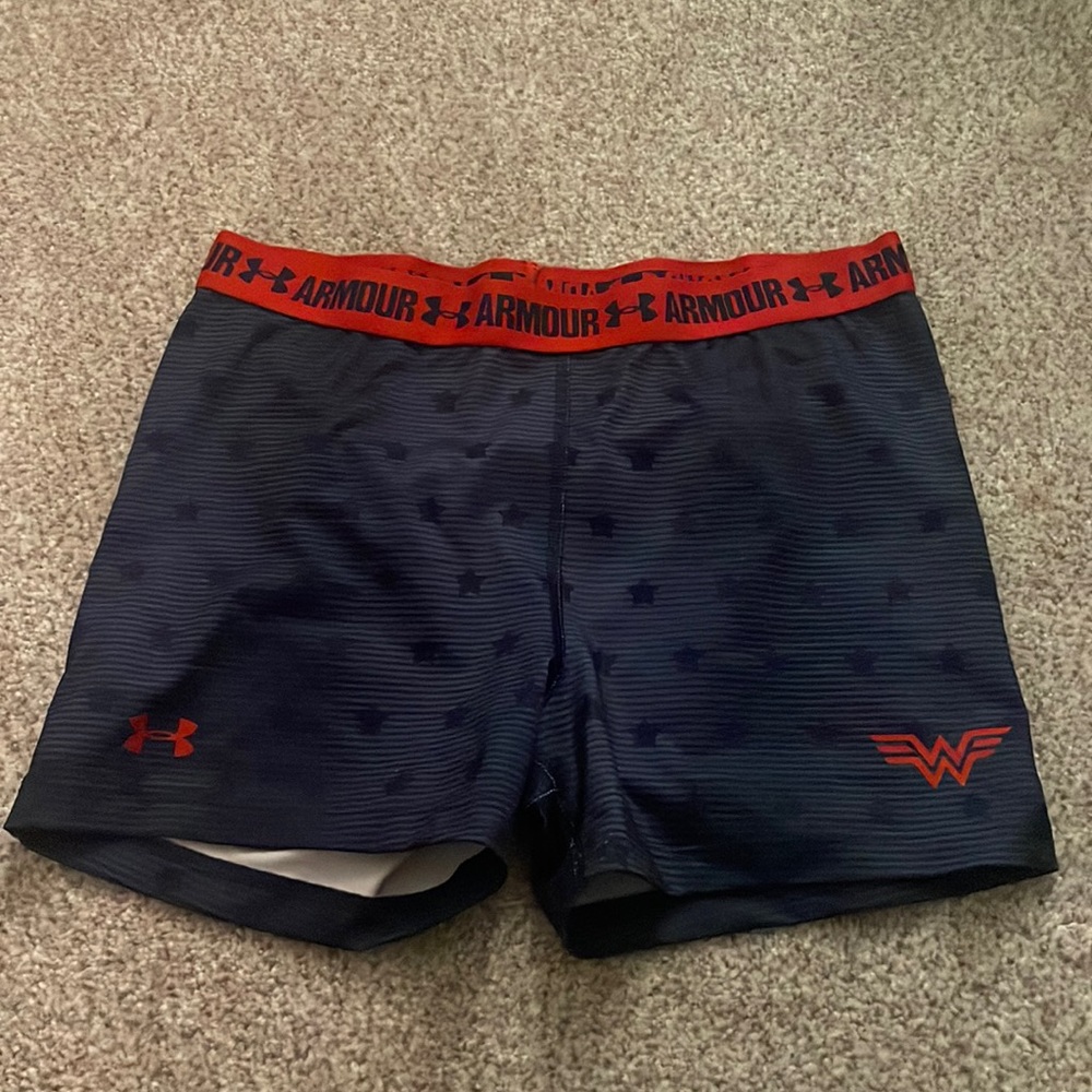 Wonder Woman under armor spandex